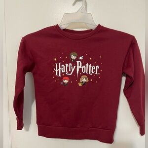Universal studios wizarding world of Harry Potter 8-9 yrs burgundy Sweatshirt